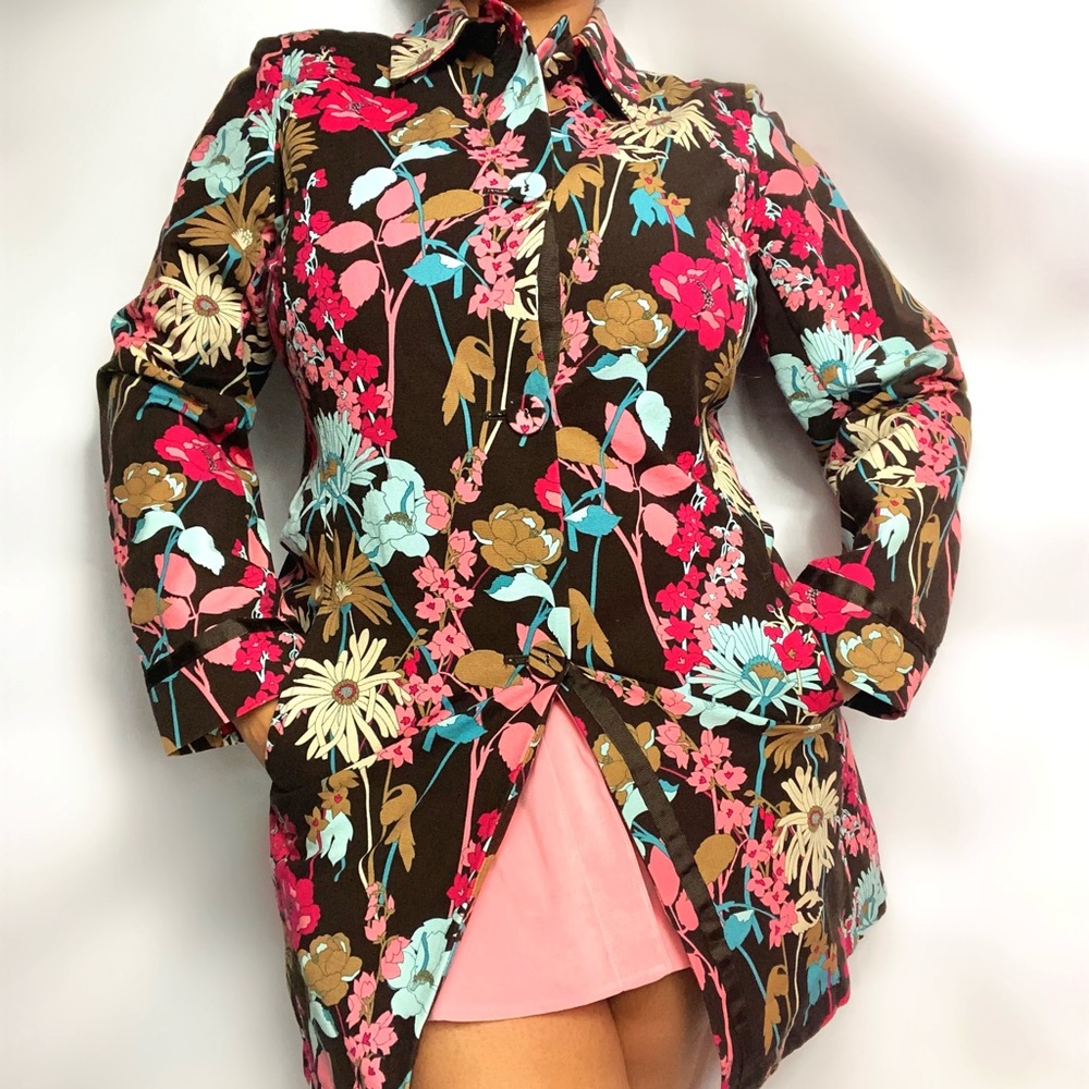 Floral print jacket
